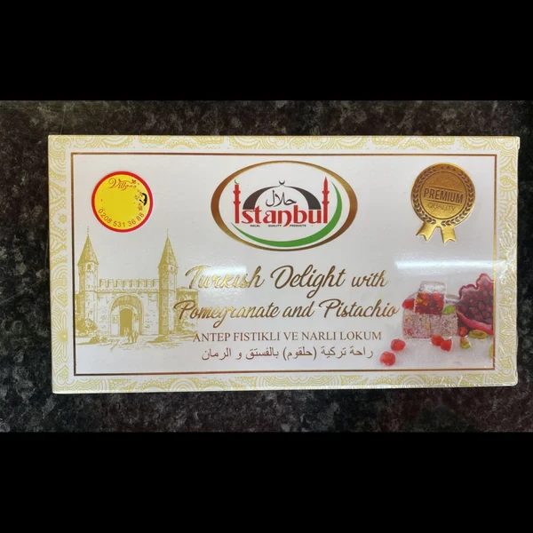 Istanbul Turkish Delight Pomegranate with pistachio 350G