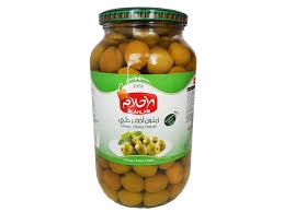 Alahlam Green Olives Halabi - 1.3Kg