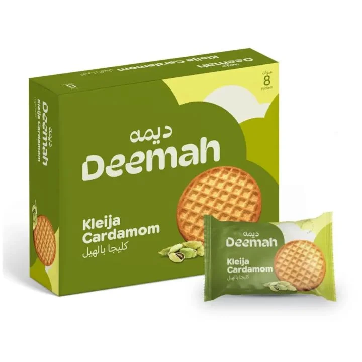 Deemah Kleija Cardamon Biscuit 8X62g ديمه كليجا بالهيل