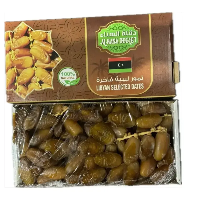Alhana Deglet Libyan Dates 1kg دقلة الهنا تمر ليبي فاخر