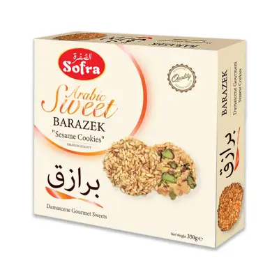 Sofra Arabic Sweet Barazek Sesame Cookies 450g