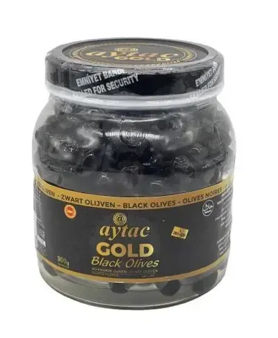 Aytac Gold Campet Black Olives 900g