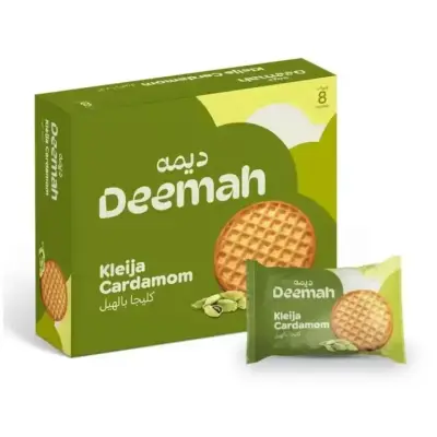 Deemah Kleija Cardamom Biscuit 8 X 62g
