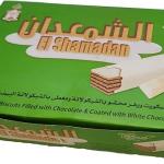 Elshamadan Green Biscuit Wafer Filled with Chocolate - 6 Pack