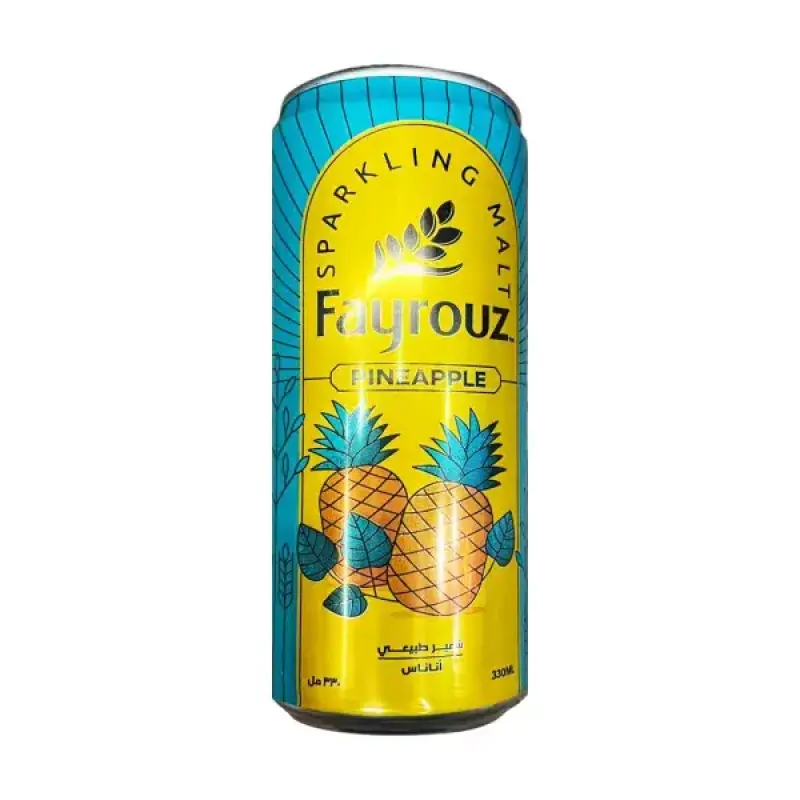 Fayrouz Pineapple Non-alcoholic Malt Drink - 330 ml