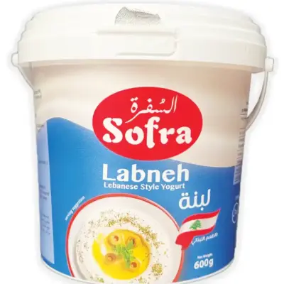 Sofra Labneh Lebanese Style Yogurt 600g لبنة على الطريقة اللبنانية زبادي