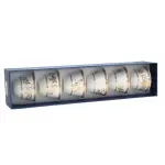 Gold Floral Design 6pcs Coffee Cups