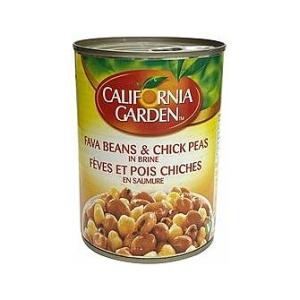 California Garden Fava Beans & Chick Peas 400g