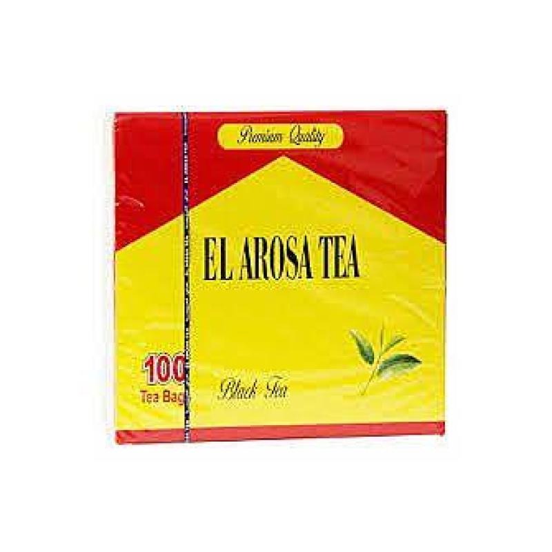 El Arosa Tea 100 Tea Bags شاي العروسة الأصلي أكياس