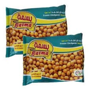 BASMA FROZEN CHICKPEAS BOILED 400G بسمة حمص مجمد مسلوق