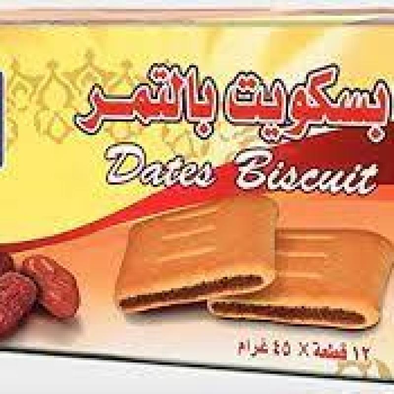 حرفي بسكويت بالتمر 12 قطعة × 45g – حلوى طبيعية