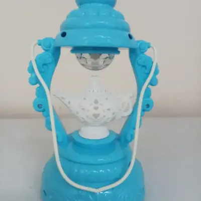 Plastic Blue Ramadan Lantern for Kids