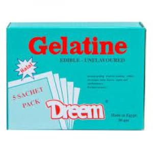 Dreem Halal Beef Gelatine Powder 50gm دريم  جيلاتين