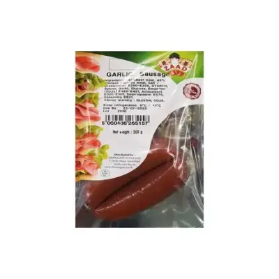Zaad Garlic Sausage Halal 300g