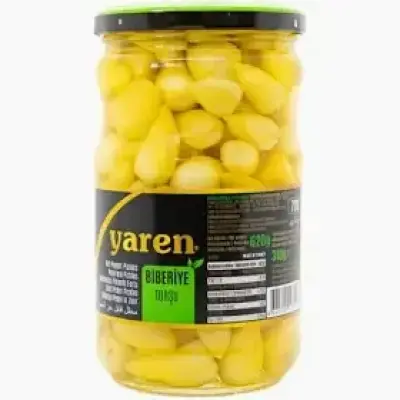 YAREN HOT PEPPER PICKLES 620G  يارن مخلل فلفل حار اخضر