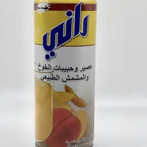 Rani Beach and apricot Yemeni 250ml راني عصير وحبيبات الخوخ والمشمش الطبيعي
