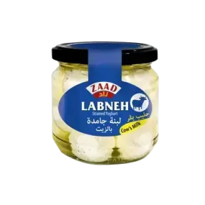 Zaad Labneh Cow's Milk 225g زاد لبنة جامدة بالزيت حليب بقر