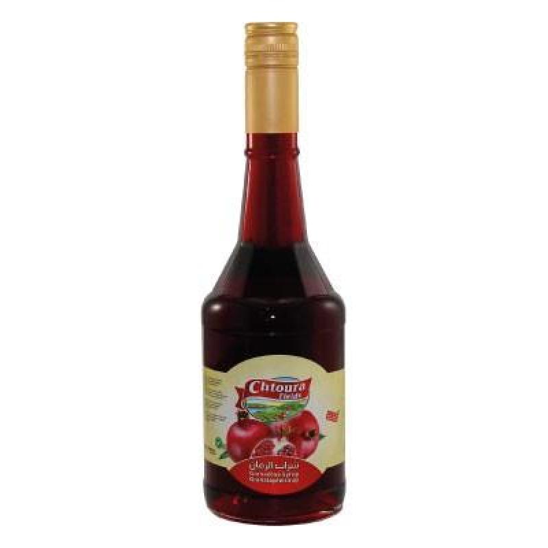 CHTOURA  GRENADINE SYRUP 600ML - حقول شتورة شراب الرمان