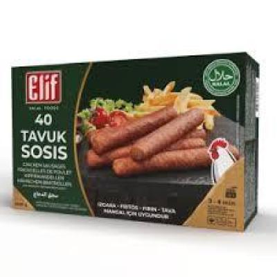 Elif 40 Chicken Sausages - 2400g