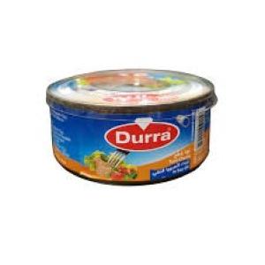 DURRA TUNA CHUNKS IN SOYA OIL 160G - دُرة تونة قطع بزيت الصويا النقي