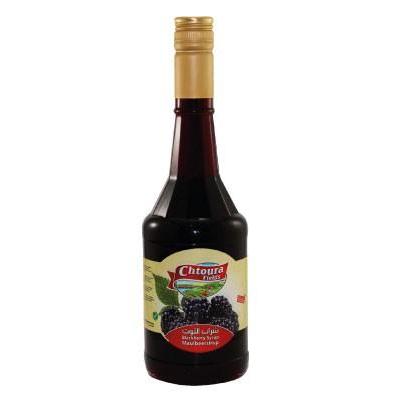 CHTOURA BLACKBERRY SYRUP 600ML - حقول شتورة شراب التوت