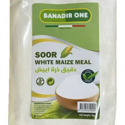 Banadir One White Maize Meal 1kg
