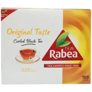 Rabea Curled black Tea 100 Bags (Original Taste)