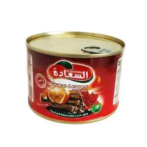 Alsaadah Stuffed Grape Leaves 400g السعادة ورق عنب بالخلطة الحلبية