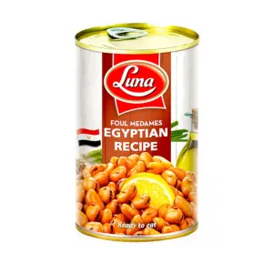 Luna Egyptian Recipe Foul Medames, 400g - فول مدمس بالخلطة المصرية لونا