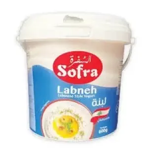 Sofra Labneh Lebanese Style Yogurt 600g لبنة على الطريقة اللبنانية زبادي