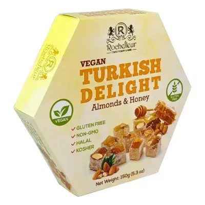Turkish Delight Almonds and Honey 150g