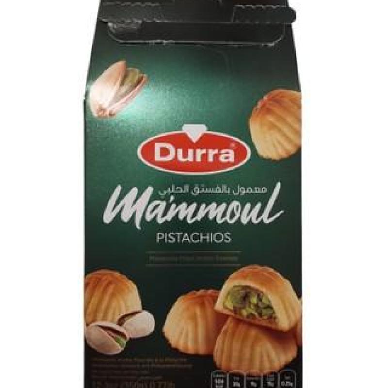 DURRA MAMMOUL WITH PISTASHIO 350G معمول الدرة بالفستق
