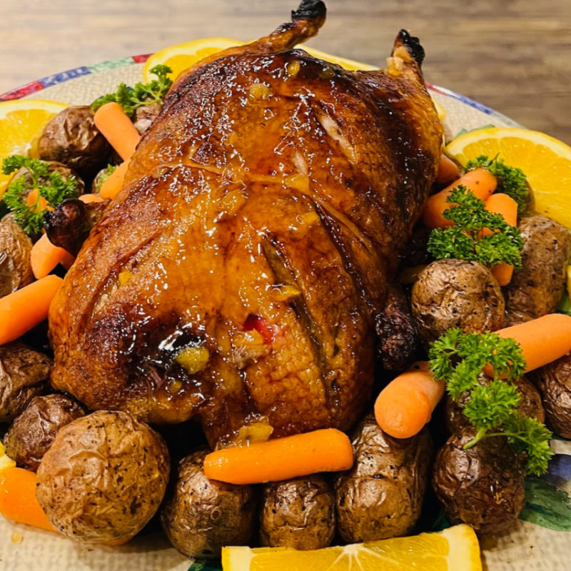 Roast Duck with Potatoes and Carrots, A Timeless Classic