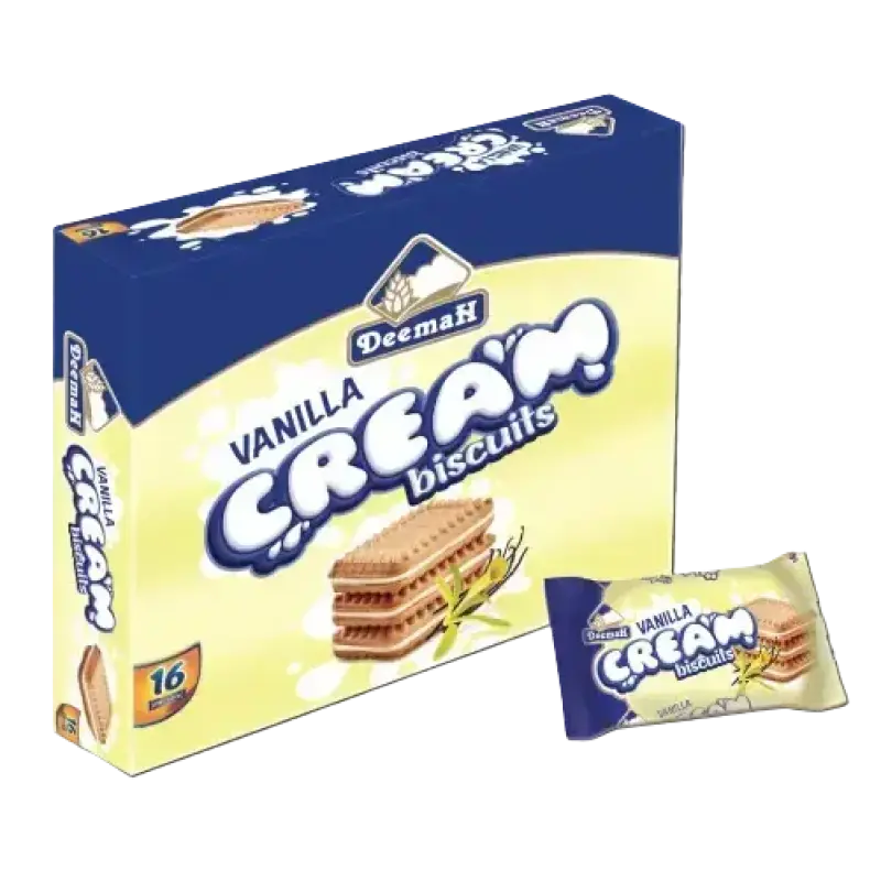 Deemah Vanilla Biscuit Cream 16 x 27g