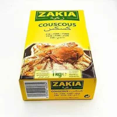 Zakia Couscous Fine 1kg - زكية كسكس صغير